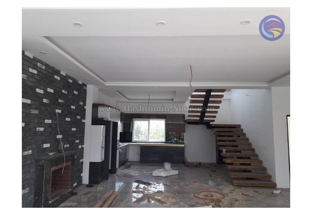 دوبلکس نما مدرن با سند و استخر چهار فصل نور